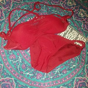 🕶 Red(maroon in person) bikini